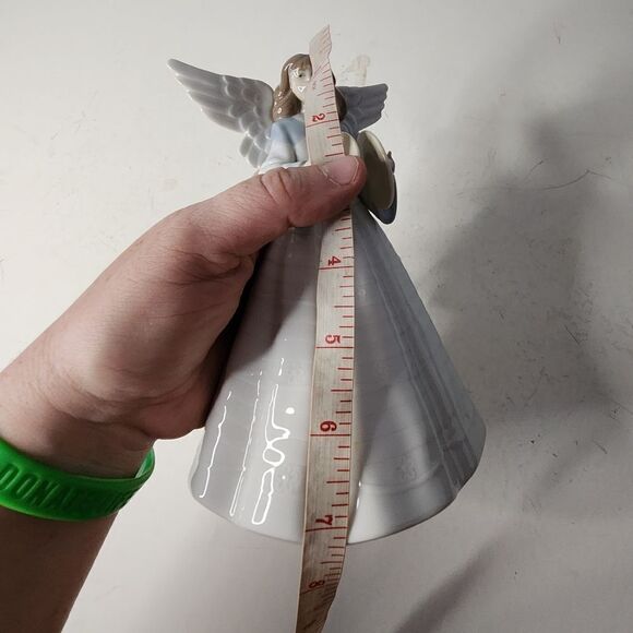 Lladro Angelic Cymbalist Tree Topper Angel Navidad Platillos Box 05876 vintage - Picture 3 of 12